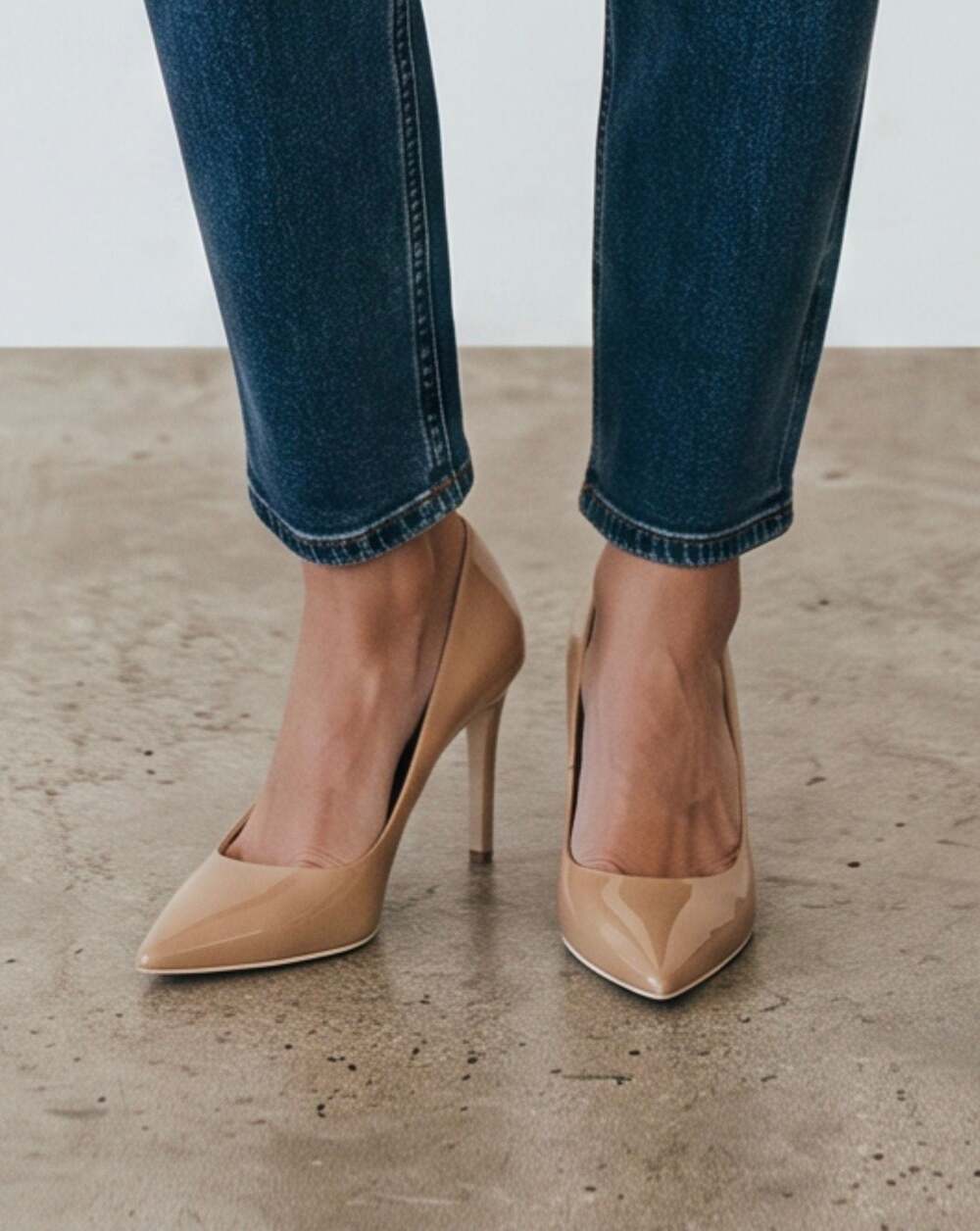 NeroGiardini Pointed Toe Patent Leather Stiletto Pumps